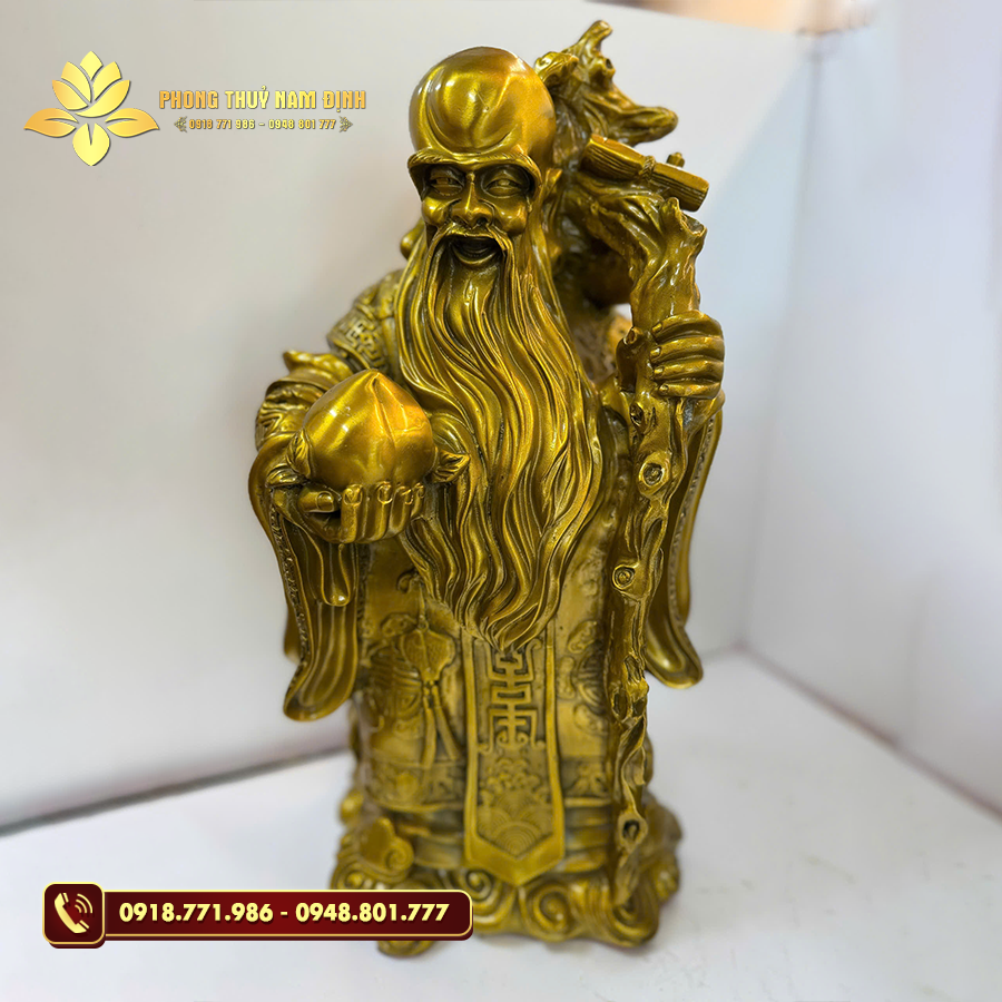 Hình ảnh bộ Tam Đa bằng đồng được chế tác tinh xảo