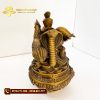 Bộ Tam Hợp Tỵ Sửu Dậu bằng đồng mạ vàng, biểu trưng cho sự hòa thuận và tài lộc dồi dào.