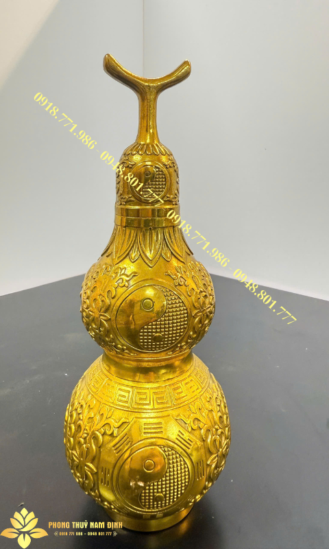 Ý nghĩa phong thủy của hồ lô bát quái bằng đồng
