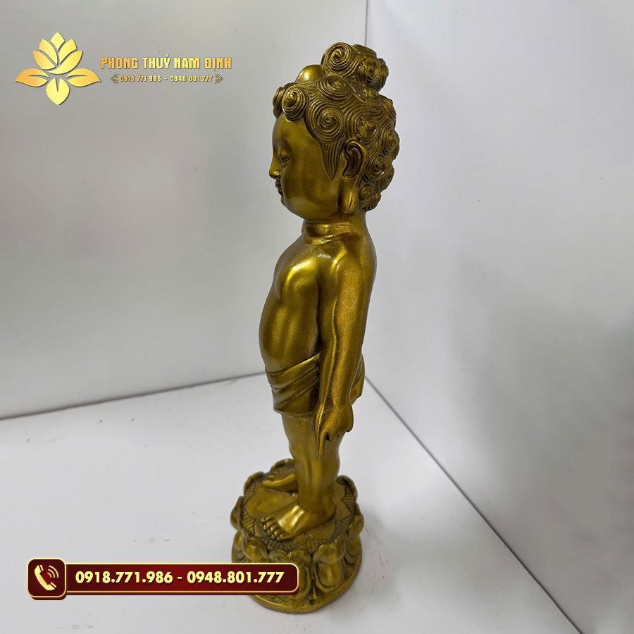 Tượng Phật Đản Sinh biểu tượng cho trí tuệ và sự giác ngộ Tượng Phật Đản Sinh biểu tượng cho trí tuệ và sự giác ngộ