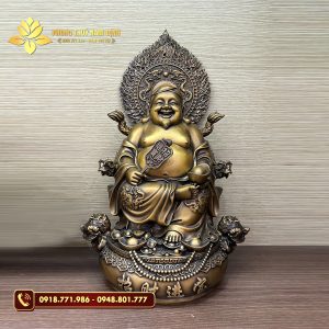 Bộ tượng đồng Thần tai Thổ địa hào quang