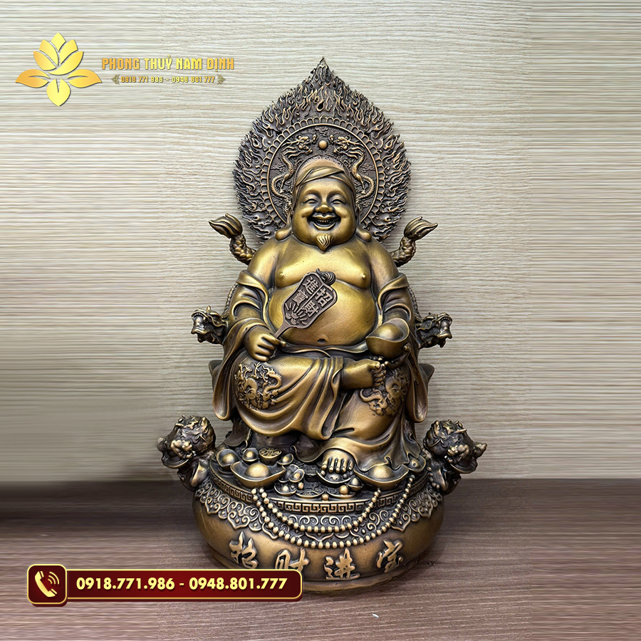 Bộ tượng đồng Thần tai Thổ địa hào quang