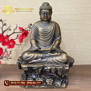 Tượng đồng Thích Ca ngồi thiền
