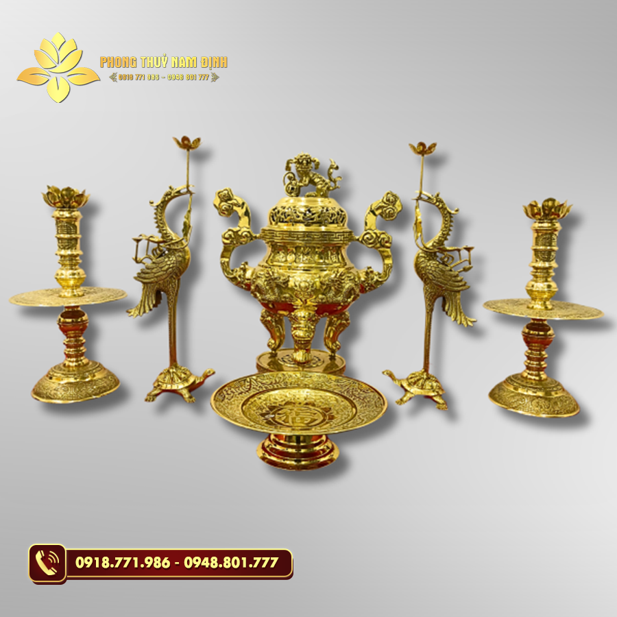 Bộ đồ đồng thờ cúng