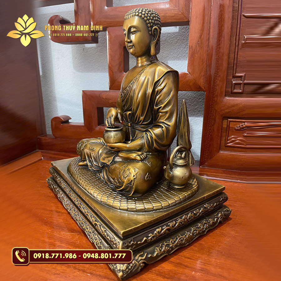 Tượng Thánh Tăng Savali bằng đồng