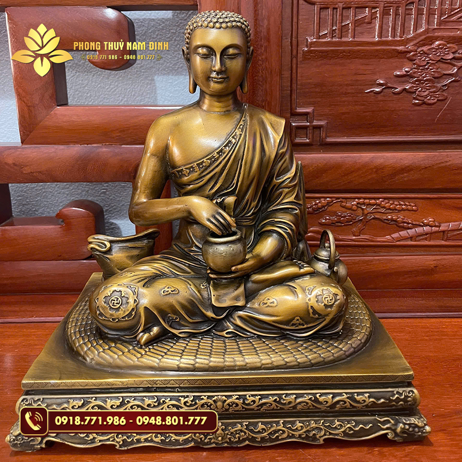 Tượng Thánh Tăng Savali bằng đồng