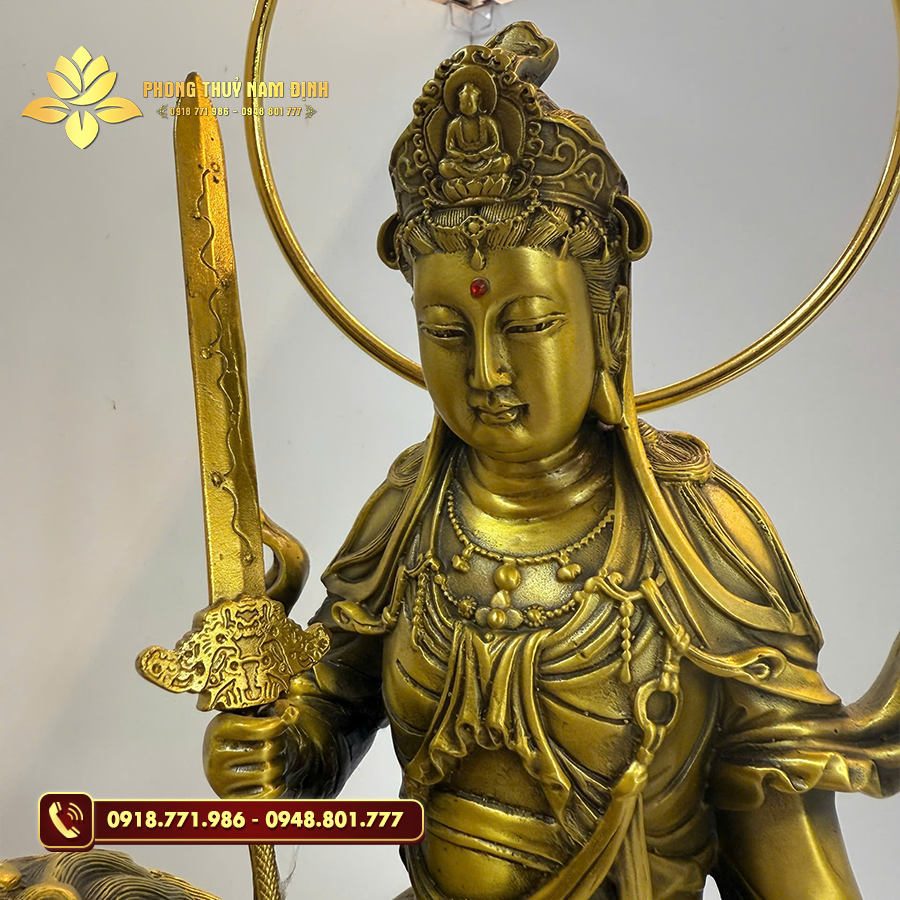 tượng Văn Phù Phổ Hiền bằng đồng