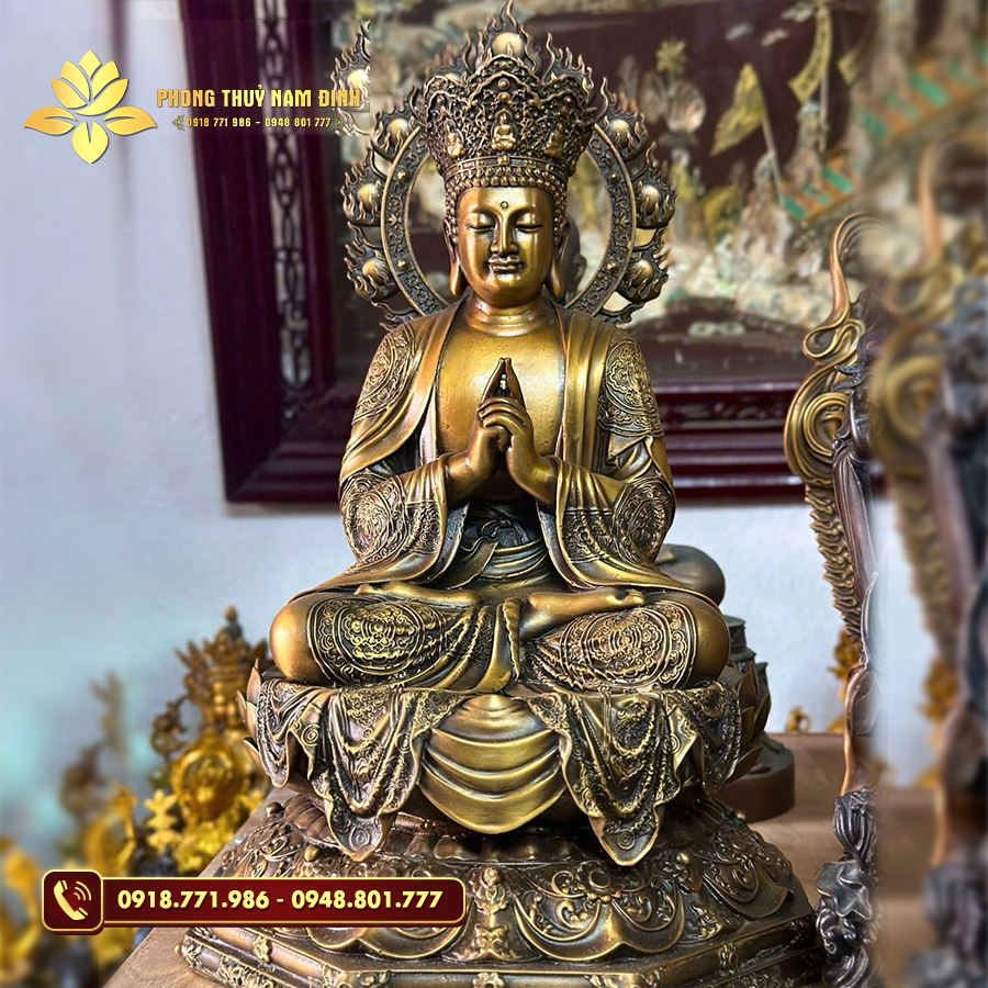 Tượng Cát Nhật Như Lai bằng đồng